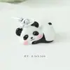 Llavero de Panda de Dibujos Animados Colgante Personalizado para Niños Regalo Encanto Linda para Mochila de Estudiante Llavero para Niñas Venta al por Mayor