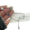 Pulsera de Plata de Ley S925 Crayon Shin-Chan Animación de Dibujos Animados Verano Estilo Simple Minimalista Estilo Ins Joyería de Plata de Nicho