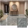 Azulejos de suelo autoadhesivos de PVC con patrón de mármol, engrosados, impermeables y resistentes al desgaste, para renovación y remodelación de suelos de cemento