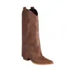 Novas Botas 40 Rebite Botas de Comércio Exterior Botas Cowboy 432023 Calças de Manga Grossa Cano Alto Botas de Cavaleiro de Salto Alto Ocidentais para Mulheres