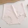 Calcinha Antibacteriana Lyocell 10A de Cintura Alta para Mulheres, Entrepierna Estendida e Alargada, Seda de Amora, Gordura Mm, Controle de Barriga Sem Costura, Roupa Íntima de Tamanho Grande