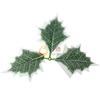 Decoración de Árbol de Navidad DIY Hojas Falsas Guirnalda de Navidad Ratán Bonsái Accesorios para Caja de Regalo Hojas Navideñas Artificiales Fruta Roja Pequeña