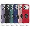 Capa de Celular para iPhone 17 Pro Max para Caminhada ao Ar Livre com Porta-Cartão, Capa Protetora Magnética Anti-Queda para Montagem em Carro Apple 15