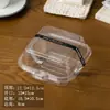 Caixa de Tiramisu Descartável Bolo Bento de Mil Camadas Caixa de Embalagem Cortada em Pedaços Caixa para Levar de Sobremesa Basca de 4 polegadas
