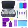 Set de herramientas para pintura de diamantes 120 botellas almacenamiento de diamantes divididos botella redonda bolsa de almacenamiento bolso multifuncional Amazon Nuevo
