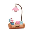 Estilo Japonés Estilo Retro Gato Doraemon Dingdang Luz de Noche Alcancía Adornos Hechos a Mano Artesanías de Resina Regalo de Cumpleaños