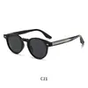 Gafas de Sol de Alta Gama de Moda Transfronterizas para Mujer, Gafas de Sol Anti-UV, Protección Solar para Exteriores Tr Gafas de Sol Polarizadas con Patilla Plana