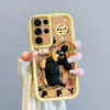 Adecuado para Samsung S25Ultra Dibujos Animados S23Plus Muñeca Protección de Borde Completo 22+ Moda Linda Femenina 24Fe Funda para Teléfono