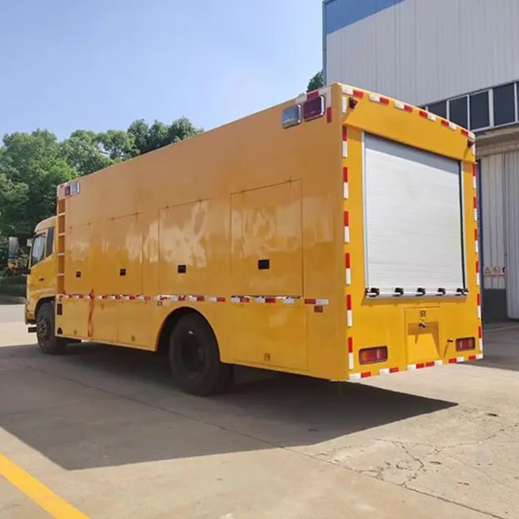 蓝牌程力发电流动车消防排水小型皮卡救险车质量保障