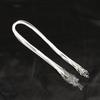 Venta caliente transfronteriza de 1,5-2 mm, collar de cera de Corea del Sur con hebilla de langosta, cuerda de cuero negro, accesorios de joyería hechos a mano.