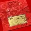 Papel de Oro 999 para la Buena Fortuna Inmediata, Billetes de Oro para la Riqueza Instantánea, Lingotes de Oro para Inversión, Eventos Corporativos, Regalos Navideños