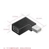Adaptador de vídeo DP miniDP para extensor DP pequeno DP fêmea para grande DP macho cotovelo conversor de tela HD