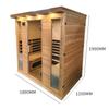Sala de Sauna Personalizada Sala de Sauna para Varias Personas Sala de Sudoración de Vidrio Hotel Comercial Móvil Sala de Sauna Salón de Belleza Uso Familiar