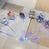 Balo Bobo Caixa Branca Luminosa Feira Noturna Luz Luminosa Balão Transparente Vermelho da Internet Carrinho de Desenho Animado Infantil para Empurrar Pequenos Presentes