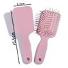 Pente Almofada de Ar Quadrado Cor Doce para Modelar Cabelo Fofo Massagem Couro Cabeludo Alisamento de Cabelo Portátil Almofada de Ar