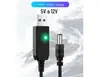 Linha de boost USB 9V/12V linha de boost de energia linha de energia USB para DC5.5 * 2.1MM mais 8 interfaces DC