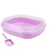 [Grace] Suministros para Arenero de Gato con Pala para Arena de Gato Arenero para Gato Recogedor de Excrementos para Mascota Baño para Gato Suministros para Mascotas