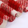 En Stock Bufanda Popular de Imitación Cachemir Moda de Año Nuevo Bufanda Versátil Estilo Coreano Atmósfera Bufanda de Angora Roja Navidad