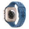 Malha Respirável Fecho Inverso Tira de Silicone Adequada para Apple 9 S10 S11 Geração iWatch Pulseira Esportiva Perfurada