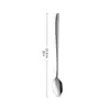 Colher de Gelo de Aço Inoxidável, Colher de Mexer, Colher Doméstica de Cabo Longo, Colher de Sobremesa Moderna para Restaurante, Colher para Chá com Leite e Café, Colher de Sorvete