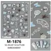 Pegatinas Retro de Uñas con Flores Florecientes Flor Blanca Fresca y Elegante Margarita Pegamento Fuerte y Delgado para Uñas Pegatinas Decoración Venta al por Mayor