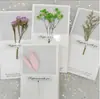Tarjetas de Felicitación de Flores Secas Navideñas, Tarjetas de Cumpleaños de Año Nuevo, Recuerdos, Tarjetas del Día del Maestro y de Acción de Gracias, Tarjetas de San Valentín, Tarjetas de Felicitación de Flores Secas