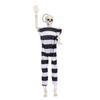 Accesorios de calavera de Halloween de 60 cm, simulación de esqueleto de calavera, accesorios humanos, adornos realistas hechos a mano, decoración de ambientes.