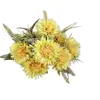 Crisantemo de Aguja de Pino de Nueve Ramas Flores Artificiales para Decoración de Bodas, Flores Falsas, Arreglos Florales Artificiales, Flores Artificiales de Seda con un Tacto de Alta Gama y Realista