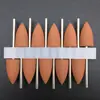 10 Piezas mango de 2.35mm cabeza de lijado de uñas de silicona cabeza de lijado de goma para pulir jade herramientas de pulido para productos de hueso