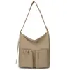 Bolso de Hombro Estilo Perezoso Estilo Coreano, Moderno y Versátil, Mochila Grande de Gran Capacidad para el Día a Día, Bolso Tote Personalizado para Mujer Estilo Japonés