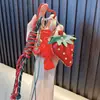 Llavero de Mascota Rojo Colgante para Bolsa de Año Nuevo Llavero de Pareja para Coche Día de Año Nuevo Pequeño Regalo Al por Mayor