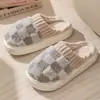 Pantuflas de algodón para cachorros para mujer, nuevo estilo otoño e invierno 2026, de interior para el hogar, de felpa cálida, caricatura, lindas, pantuflas posparto