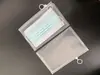 Clípe de armazenamento de máscara PP de cor sortida Bolsa com zíper para pulseira Bolsa de armazenamento de fotos de desenho animado