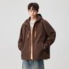 Jaqueta Nova de Primavera Adolescente Versátil Japonesa Retro Solta Casual Gola Lapela Marca Tendência Transfronteiriça