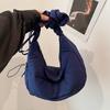 Bolso de Plumas Vintage para Mujer 2025 Primavera Nuevo Bolso Tote de Moda Casual Gran Capacidad Un Solo Hombro Bolso Silla de Montar