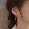 Trevo Lucky Grass Ear Line Fresh Mori Brincos Artísticos Brincos Brincos Design Simples All-match Brincos Femininos Japoneses e Coreanos