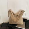 Bolso de Mano Grande Retro de Gamuza Mate Estilo Coreano, Nuevo Bolso de Hombro Versátil de Moda de Nicho