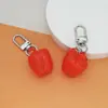 Llavero Colgante Divertido de Resina Simulación de Frutas y Verduras Fresa Jade Col Repollo Tienda de Catering Gourmet Colgante Pequeño Regalo