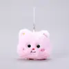Lindo llavero de cordero de peluche, muñeco de peluche, colgante para bolso de pareja, juguete de máquina de peluches, accesorio de regalo