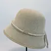 Chapéu de Pescador Pequeno Estilo Hepburn de Chenille de Alta Qualidade Moda Estilo Japonês Novo Quente Versátil Liso Retro Emagrecimento Facial