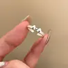 Anillos Lindos de Gato y Cachorro para Niñas, Divertidos y de Moda, Anillos Abiertos Apilables Versátiles, Anillos Únicos para el Dedo Índice