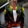 Nuevo cárdigan de punto floral europeo y americano de Halloween para Amazon, AliExpress y tiendas independientes, versátil y elegante