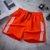 Calça Bermuda Esportiva de Praia Masculina para Verão Fitness Corrida Secagem Rápida Três Pontos Calça Pijama Casual para Casa Shorts de Pista e Campo Três Pontos