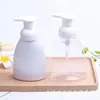 Botella de mousse limpiador 250ml300 ml botella de espuma en forma de abanico desinfectante de manos limpiador facial de aminoácidos botella de plástico botella plana