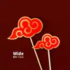 Tarjeta de Pastel de Acrílico Wind Golden Crane Xiangyun para Celebrar Cumpleaños Estrella Decoración de Pastel de Cumpleaños Enchufe Bendición
