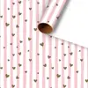 Papel de embrulho de presente de desenho animado fofo, caixa de presente grande, material faça você mesmo, papel decorativo requintado de alto sentido