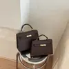 Bolso Kelly de Lichi de Alta Gama para Mujer 2026 Nuevo Bolso de Mano Exquisito Bolso de Hombro Cruzado de Lujo Nicho