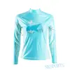 Traje de Banho Feminino Personalizado com Proteção Solar Respirável Manga Longa Camuflado Lycra Roupa Anti-UPF50+ Anti-Desgaste Cor Vibrante Roupa de Surfe Secagem Rápida