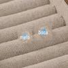 Brincos de Flor com Diamante Azul Prata de Lei S925 Nalan Fresco e Doce Estilo Ins Design de Nicho Personalidade M06040