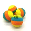 Produção de Bolas de Brinquedo Coloridas Perfuradas de Espuma Eva de 42mm, Bolas Perfuradas para Treinamento de Golfe, Bolas Arco-Íris Eva para Pets